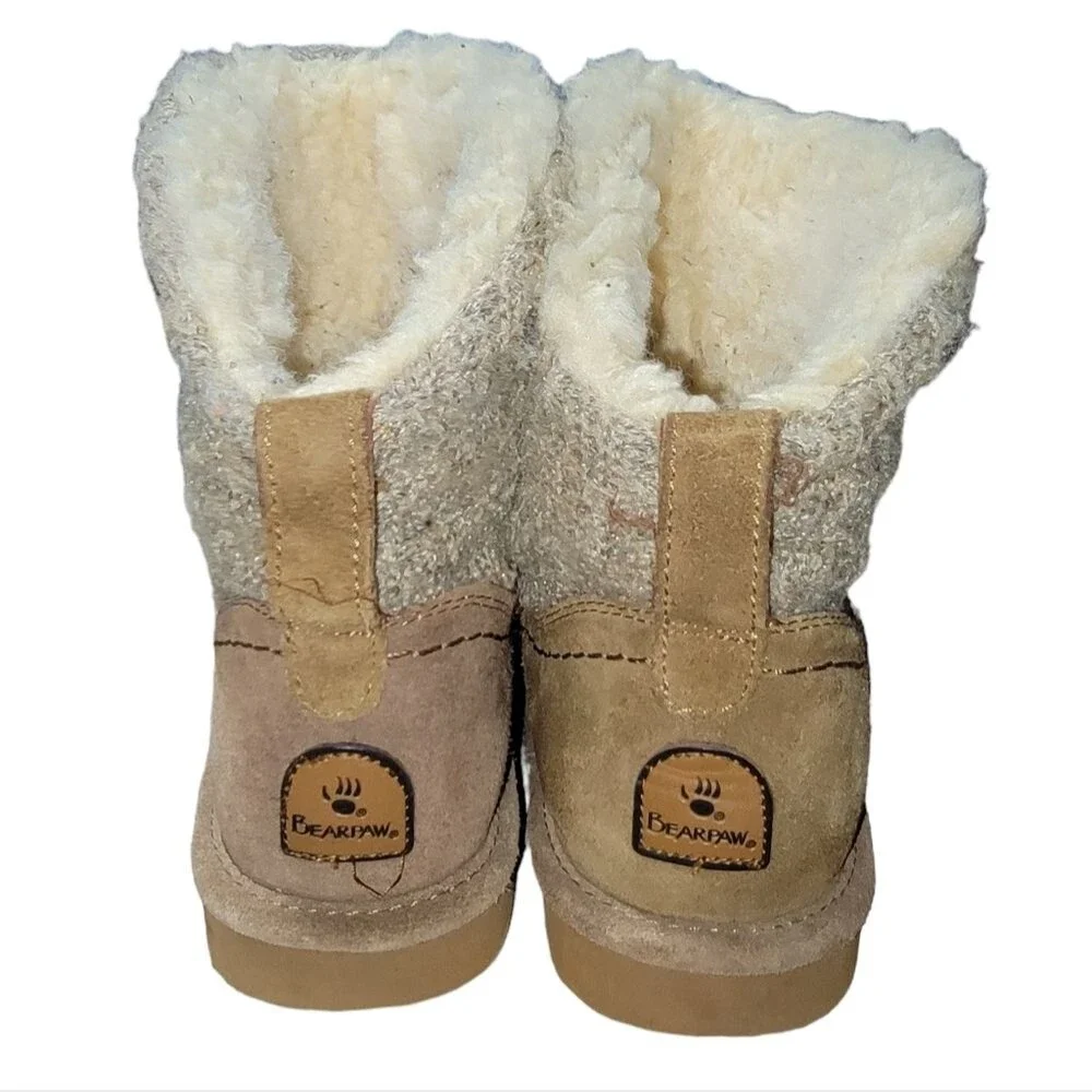 Bearpaw Virginia shearling boots size 9